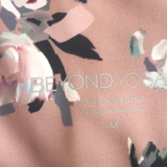 BEYOND YOGA Size M Olympus floral leggings - Picture 4 of 8